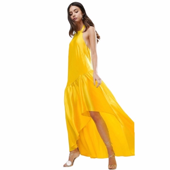 ASOS Dresses & Skirts - ASOS Halter Hanky Hem Maxi Dress